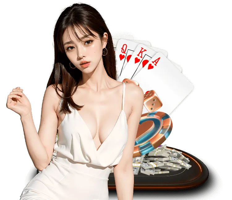 Dealer xinh đẹp tại bàn Baccarat live casino Hi88n